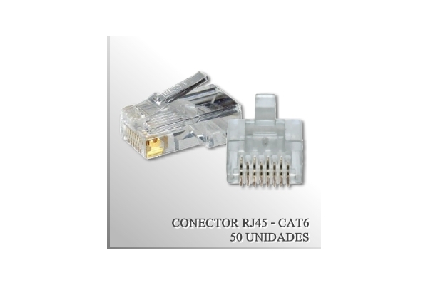 Pack x 6 Conectores RJ45 CAT6